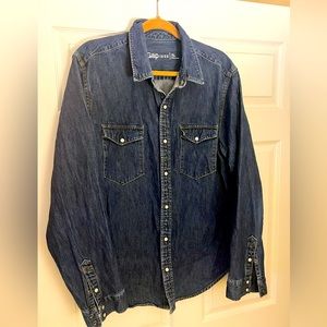 Dark Denim Shirt XL
